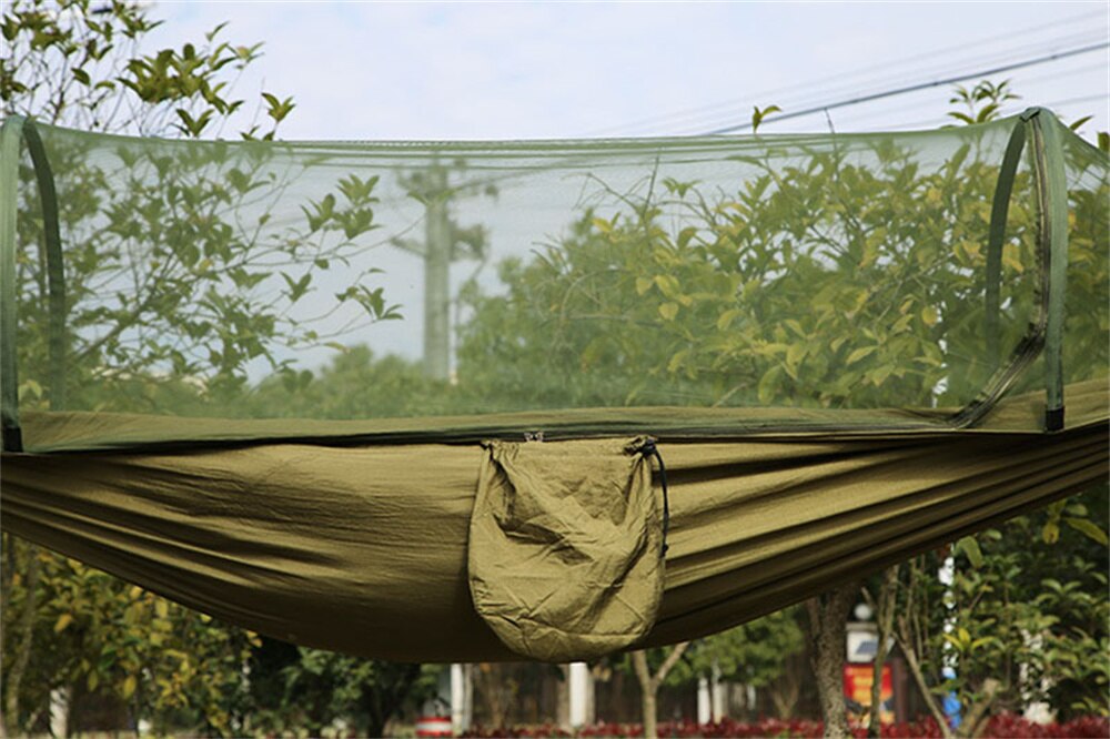 Cheap Goat Tents Parachute Fabric Portable Outdoor Camping Hammock with Mosquito Net  Hanging Swing Sleeping Bed Tree Tent   